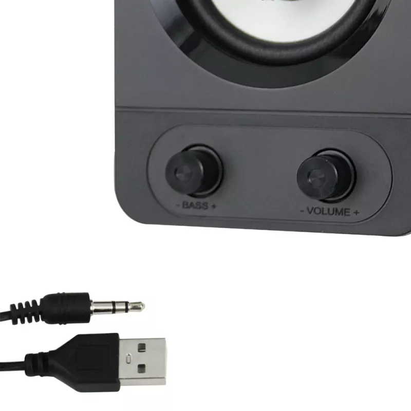 Esperanza EGS107 luidspreker 2.1 USB LED 5 W zwart