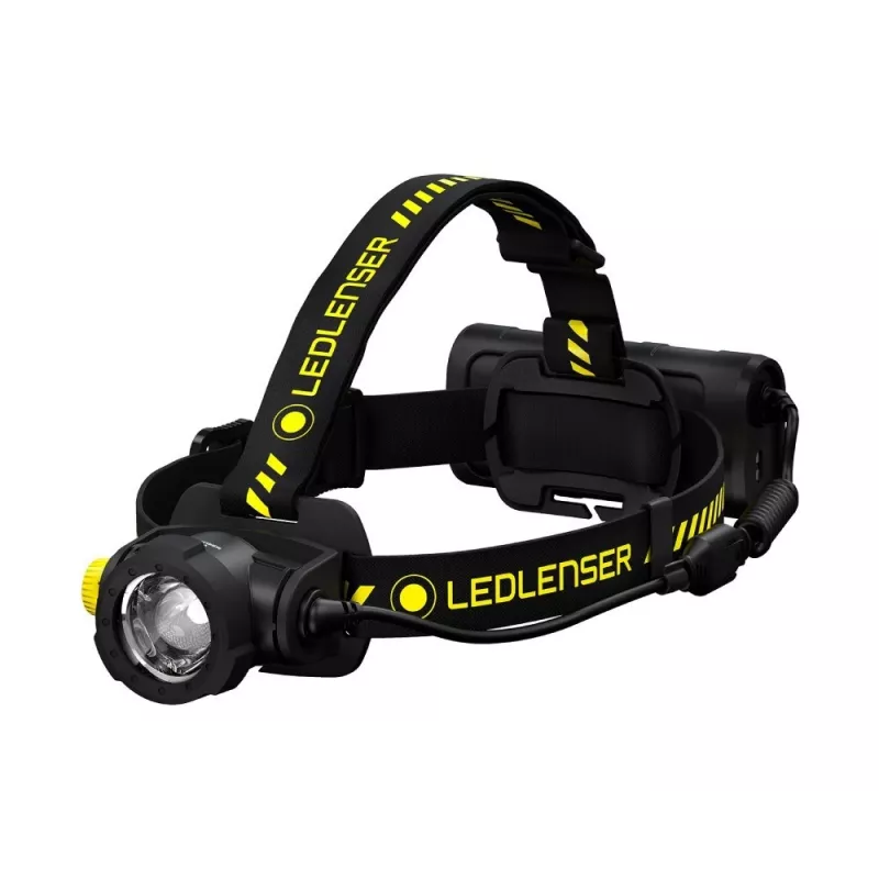 Hoofdlamp Led Lenser H15R Work zwart geel