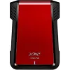 ADATA EX500 HDD/SSD-behuizing zwart, rood 2,5 inch