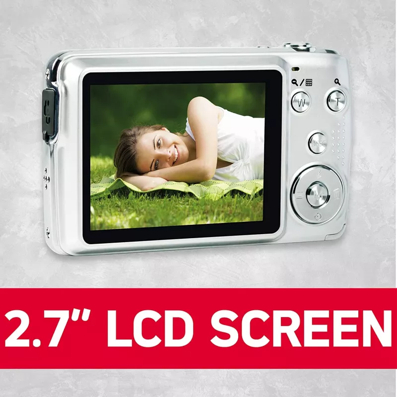 Agfa Photo DC8200 zilver + tas + SD-kaart 16 GB