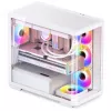 Jonsbo D300 Midi-Tower, 270 graden, gehard glas - wit