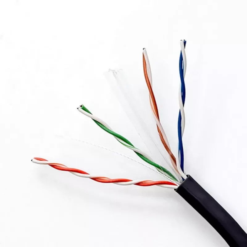 Ethernet-patchkabel QOLTEC CAT6 UTP, 50 m, zwart