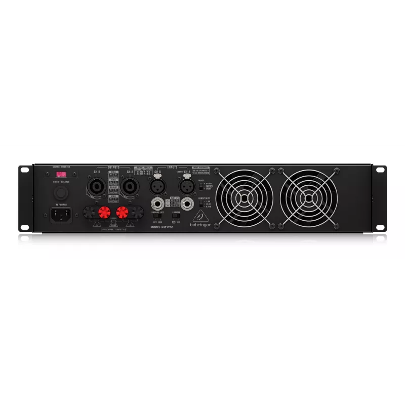 Behringer KM1700 audioversterker performance/podium zwart
