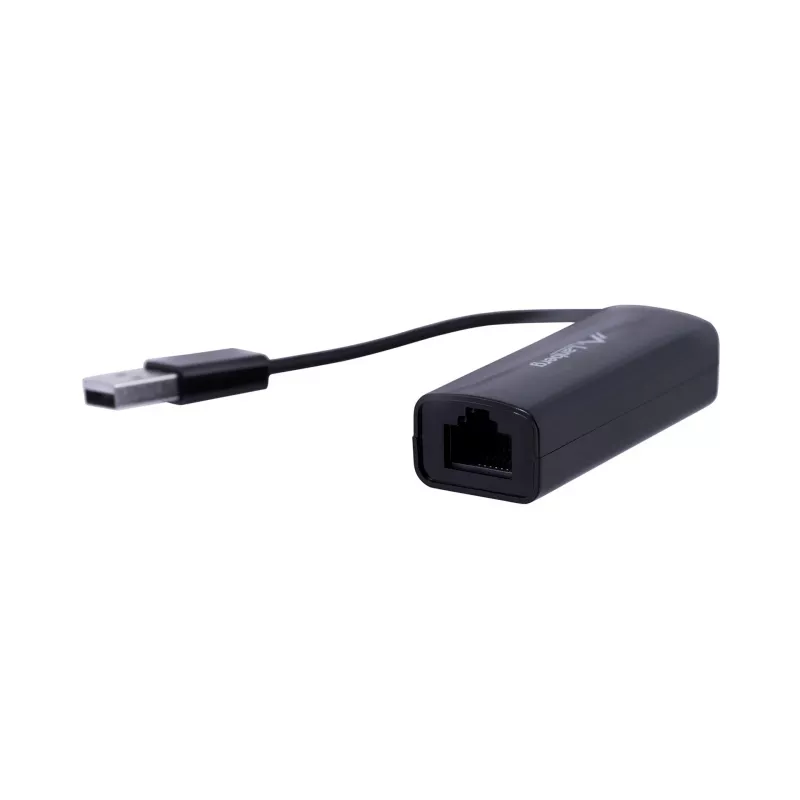Lanberg NC-0100-01 USB 2.0 naar RJ45 100 Mbit netwerkadapter, 0,15 m kabel