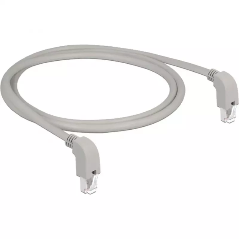 Netwerkkabel DeLOCK 85877 Cat6a S/FTP 1m grijs