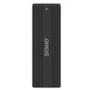 SSD-behuizing SAVIO AK-84 zwart voor M.2-schijven, USB 10 Gbit/s (Type-A / Type-C), aluminium + ABS