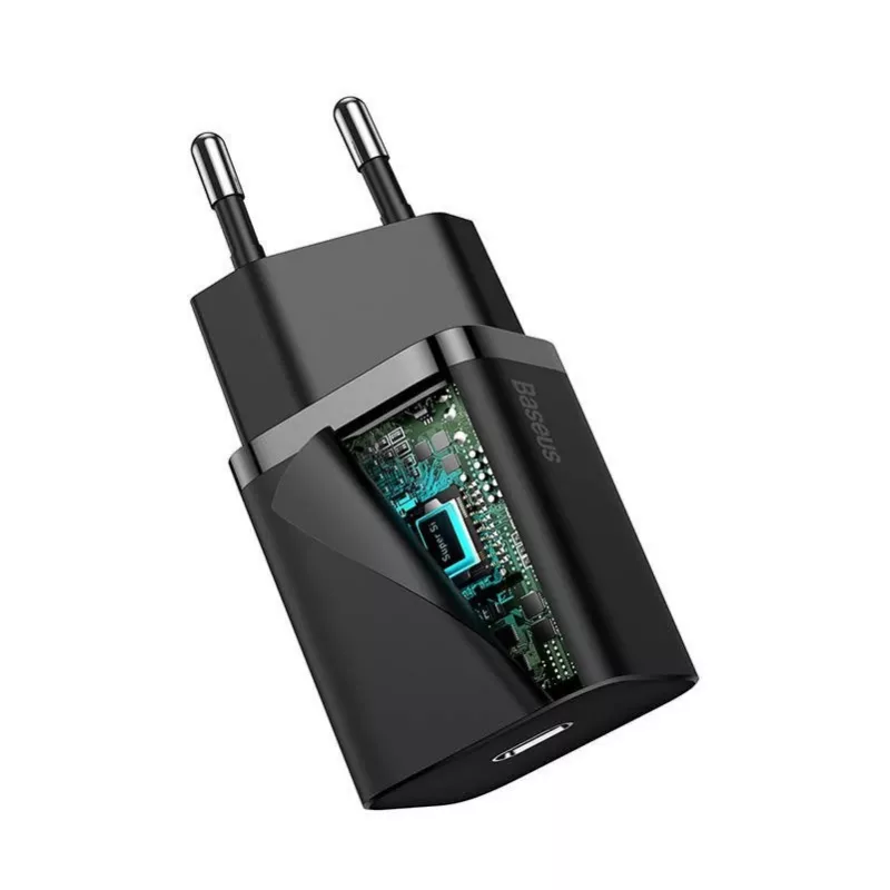 Baseus CCSUP-B01 oplader voor mobiele apparaten zwart outdoor