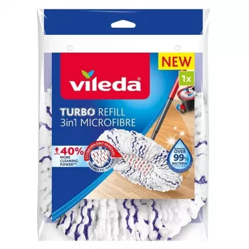 Vileda TURBO 3in1 microvezel wischdoek voor spinmop, 1 stuk