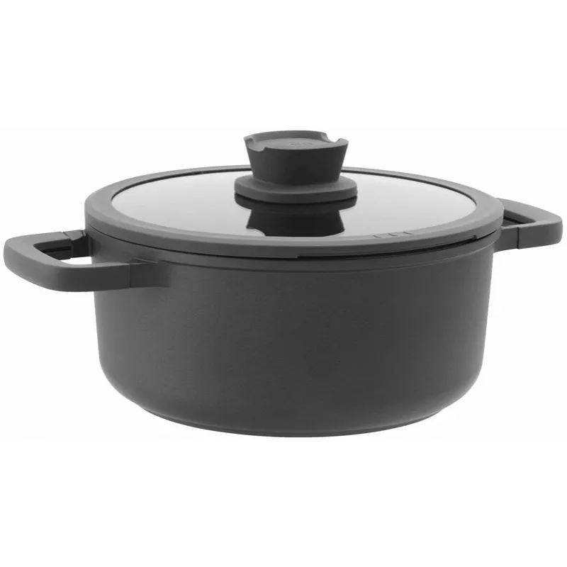 Kookpan STONE+ met deksel 24 x 11 cm 4,4 l
