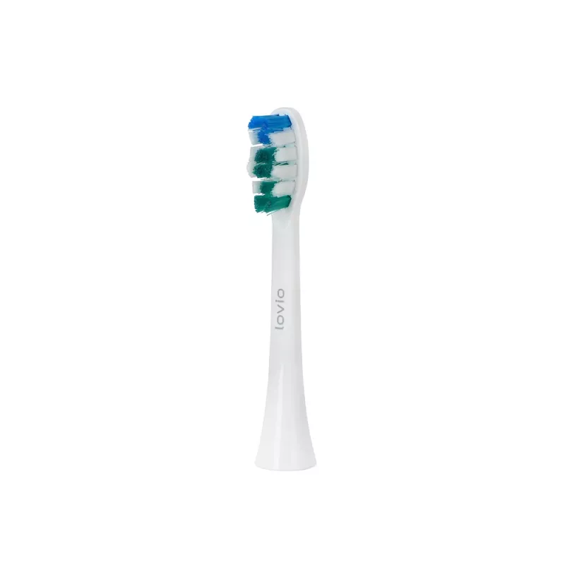 Tandenborstelkoppen Lovio LVTB124WH-HS — zachte vervangkoppen, wit
