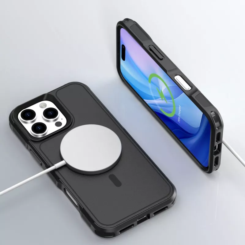 Cover 4smarts 541180 voor iPhone 16 Pro 16 cm zwart