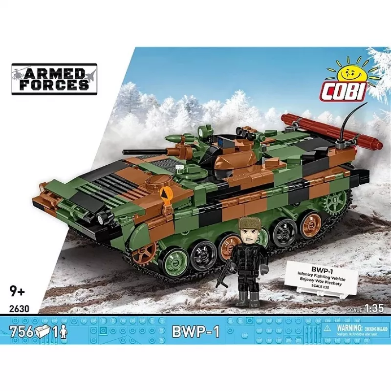 Blokset Cobi Armed Forces BWP-1 2630 — modelset van de Pools-Oekraïense amfibische infanteriegevechtsvoertuig