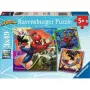 Puzzel 3x49 stukjes Spiderman