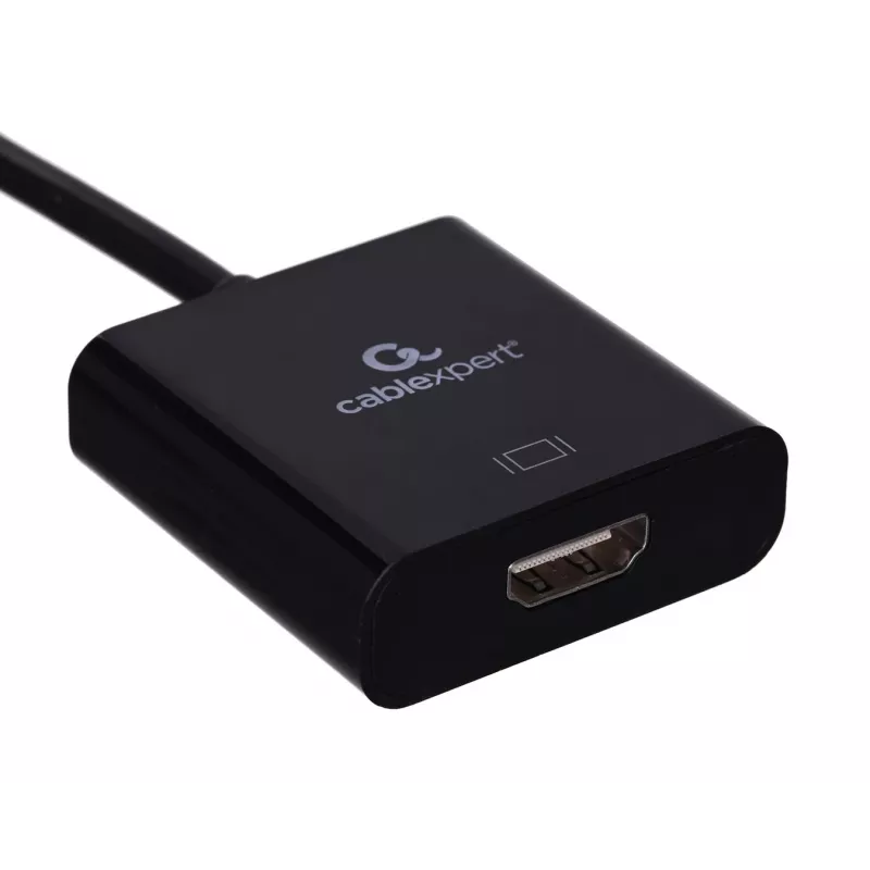 USB Type-C naar HDMI-adapter Gembird A-CM-HDMIF-03, USB 2.0/3.2 Gen2, 3840×2160@30Hz, zwart