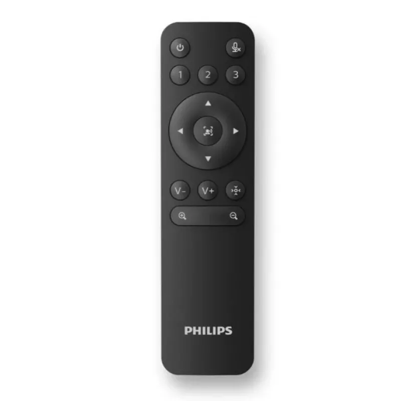 Philips PSE0550 SmartMeeting draagbare 4K-videoconferentiecamera met ingebouwde microfoon, 30 fps, USB, zwart/zilver