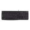 K120 bedraad toetsenbord, bedraad, USB, QWERTZ, zwart