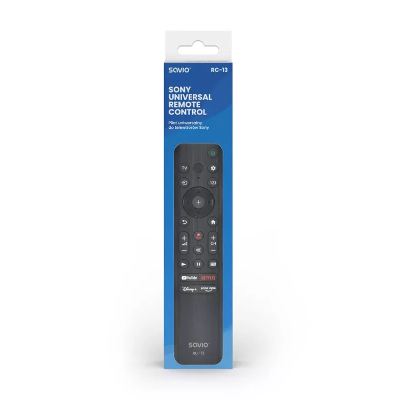 Afstandsbediening Savio RC-13 IR draadloos voor Sony TV 10 m bereik