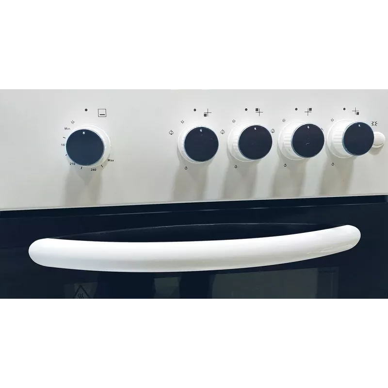 Gasfornuis MPM MPM-54-KGF-21, 4-pits kookplaat, 60 cm, gas, wit, energie-efficiëntieklasse A
