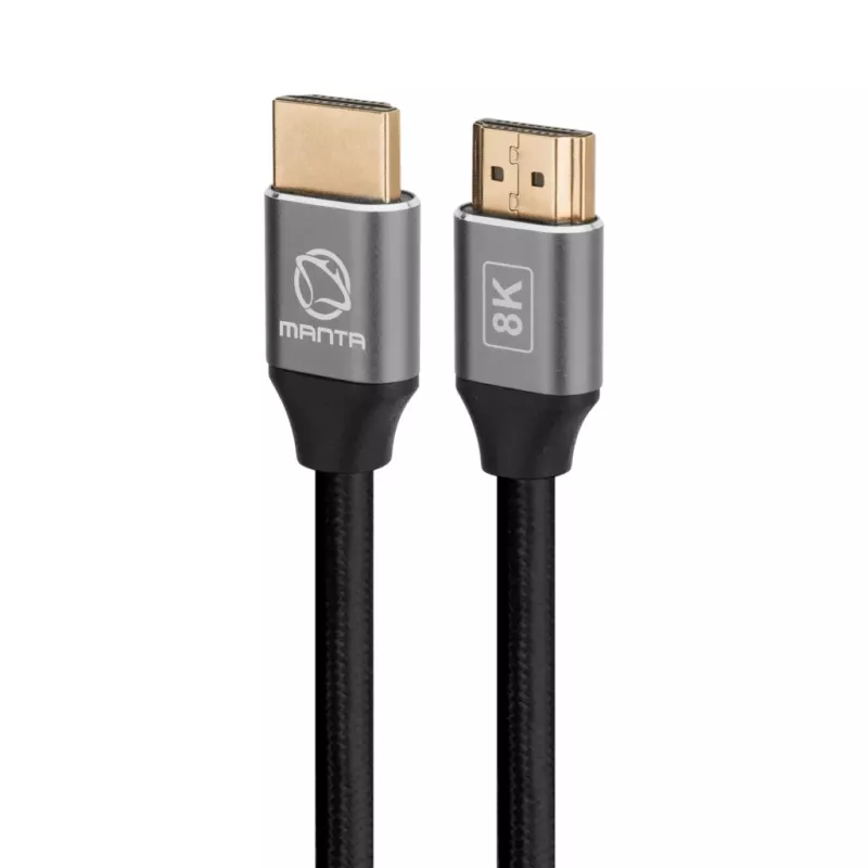 HDMI-kabel MANTA HDMI-3MC 3 m – ondersteunt tot 8K-resolutie