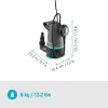 Dompelpomp GARDENA 09018-47 — 550 W motor voor waterafvoer en -omleiding