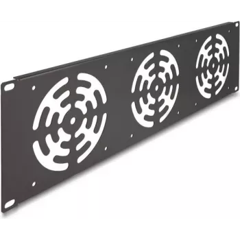 Ventilatorpaneel DeLOCK 66747 grijs metaal 19 inch 133 mm breedte 483 mm diepte