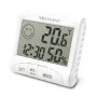 Elektronische binnen-hygrometer Medisana HG 100 — digitale thermometer, luchtvochtigheid 20–90 %, temp -10–50 °C, tafeldiplay, batterij AAA