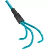 combisystem cultivator- en hark compleetaanbod (turkoois/hout, 30 cm, 9 cm)