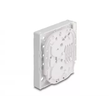 DeLOCK glasvezel-aansluitdoos FTTH wandmontage 4 x SC simplex LC duplex wit