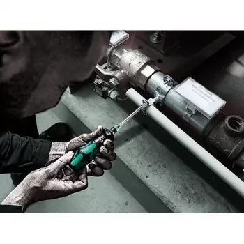 Wera 826 T Kraftform Turbo bithouder-schroevendraaier met Rapidaptor, 1/4 inch