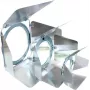 Spot PAR-30 EUROLITE vleugelbegrenzer zilver 42103535, zilverafwerking
