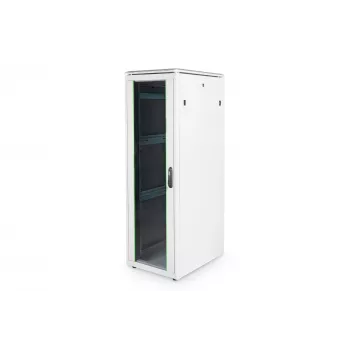 DIGITUS 36HE Unique netwerkkast 600x800mm glazen deur grijs