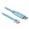 Delock adapter USB 2.0 Type-A stekker naar serieel RS-232 RJ45 stekker 2m blauw