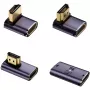 HDMI Type-A naar HDMI Type-A kabeladapter 4smarts 541489, grijs, 4 stuks, 40 g
