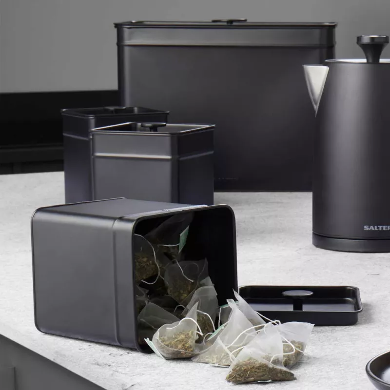 Salter BW126141EU7 broodtrommel en voorraadpotten voor de keuken, 4-delige set