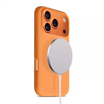 Beschermende MagSafe-hoes Crong voor iPhone 17 Pro – oranje