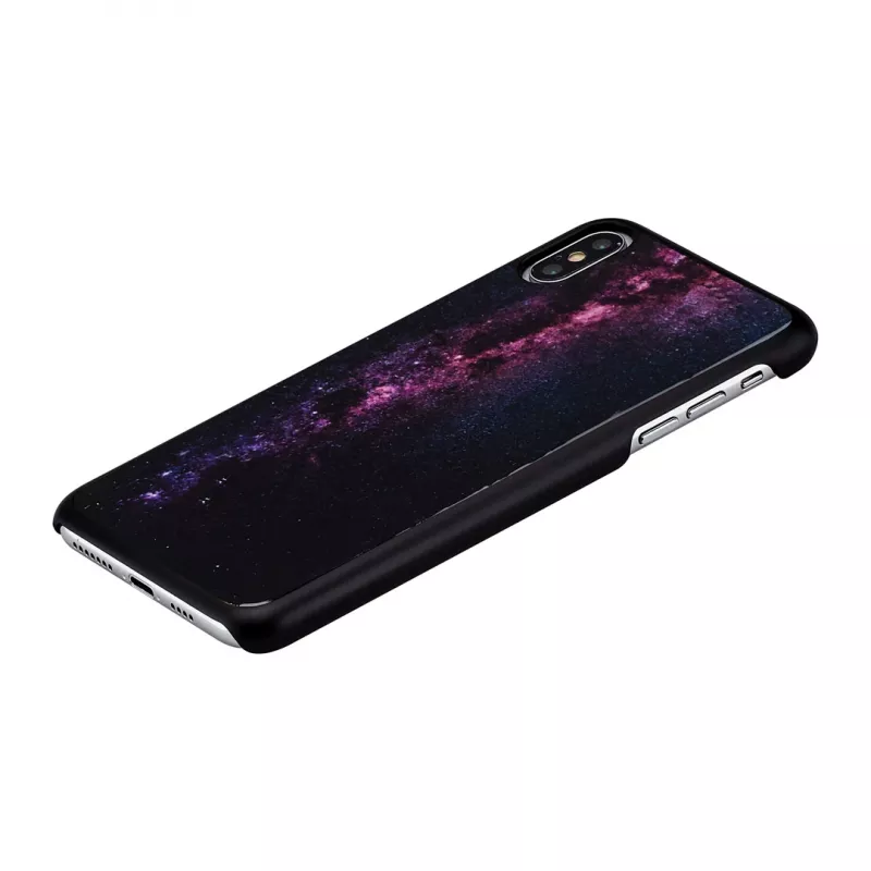 Telefoonhoesje iKins voor iPhone XS Max — milky way zwart