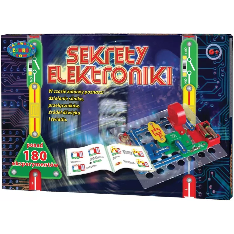 Educatieve elektronische bouwdoos Dromader Science Kit Secrets ZD-9551 — 180 experimenten