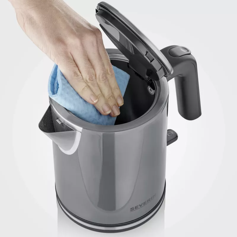 Elektrische waterkoker Severin 2400 W antraciet zwart