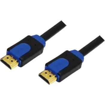 HDMI-kabel LogiLink CHB1102 2m type A zwart/blauw, 8,16 Gbit/s