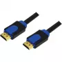 HDMI-kabel LogiLink CHB1102 2m type A zwart/blauw, 8,16 Gbit/s