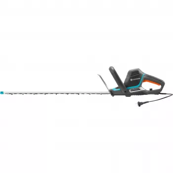 Gardena elektrische heggenschaar PowerCut 700/65, 65 cm, dubbel mes, 2,7 cm, oranje, zwart, blauw, 3,1 m/s², 87 dB