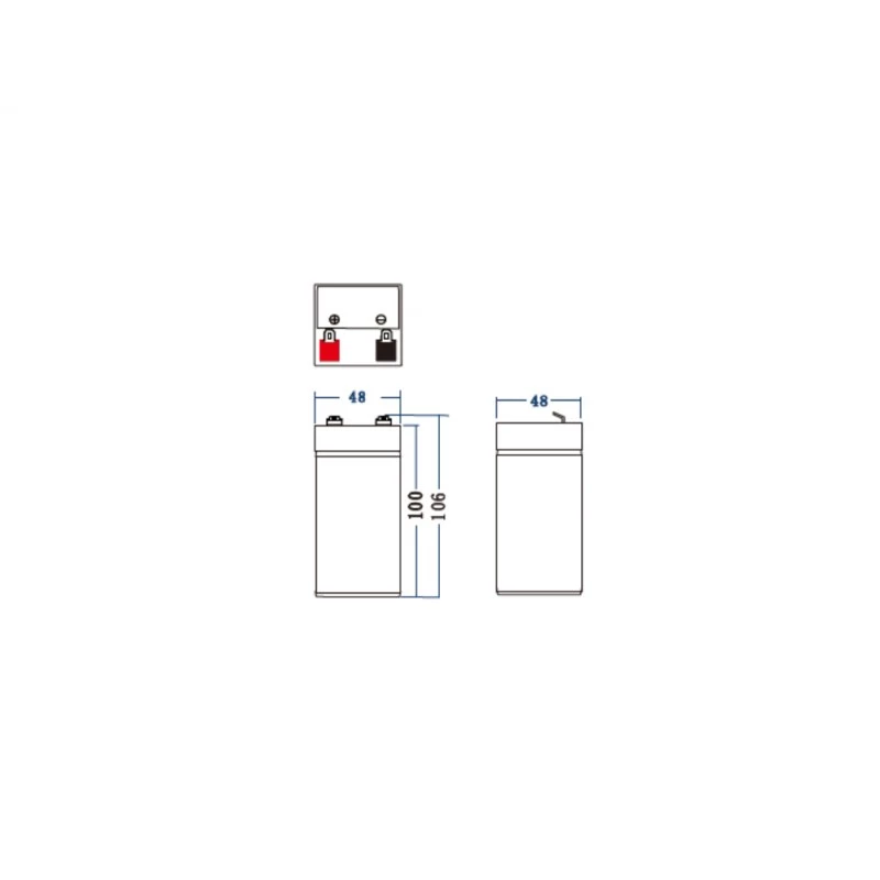 Green Cell AGM36 UPS-accu VRLA AGM 4 V 4.5 Ah