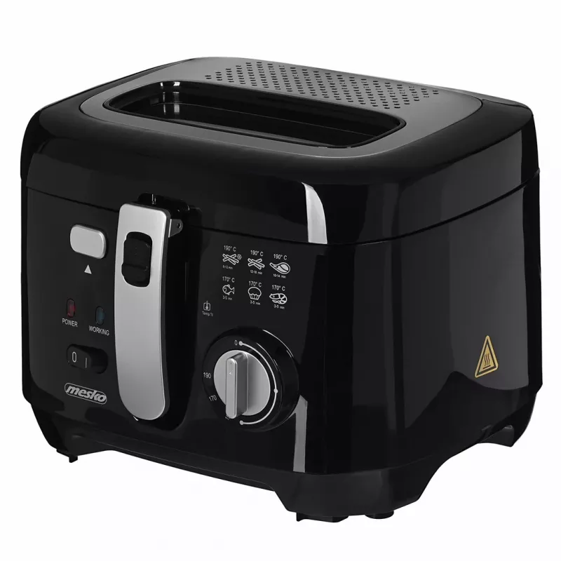 Friteuse Mesko Home MS 4908 single 2,5 L 1800 W zwart grijs