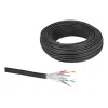 Netwerkkabel DeLOCK 80597 zwart Cat6a U/FTP 50m