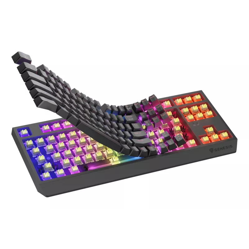 GENESIS Thor 230 TKL toetsenbord gaming USB + RF draadloos + Bluetooth QWERTY US Engels zwart