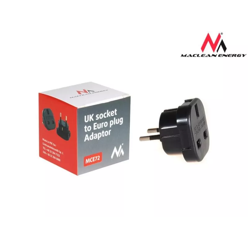 Reisstekkeradapter UK EU PL