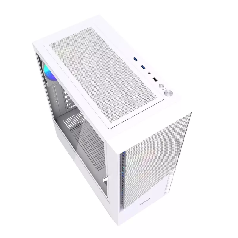PC-behuizing Midi-Tower Fornax 4300 ATX wit