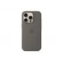 Apple iPhone 16 Pro siliconen case met MagSafe - steengrijs