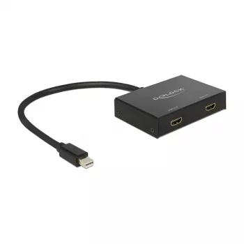 Videosplitter DeLOCK 87696 mini DisplayPort naar 2x HDMI