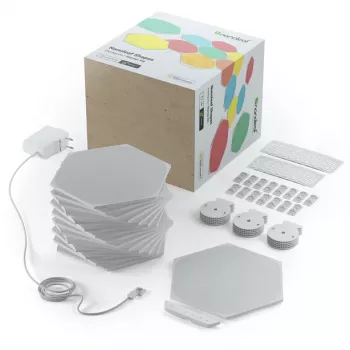 LED zeshoekige paneellamp Nanoleaf NL42-6002HX-15PK, RGB, 15-pack, AC-voeding